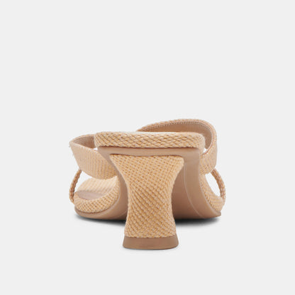 Brevel Natural Raffia Heels | Dolce Vita