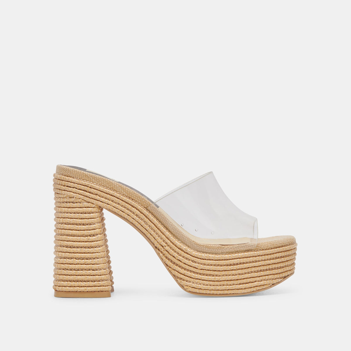 LICHIA HEELS NATURAL VINYL | Dolce Vita