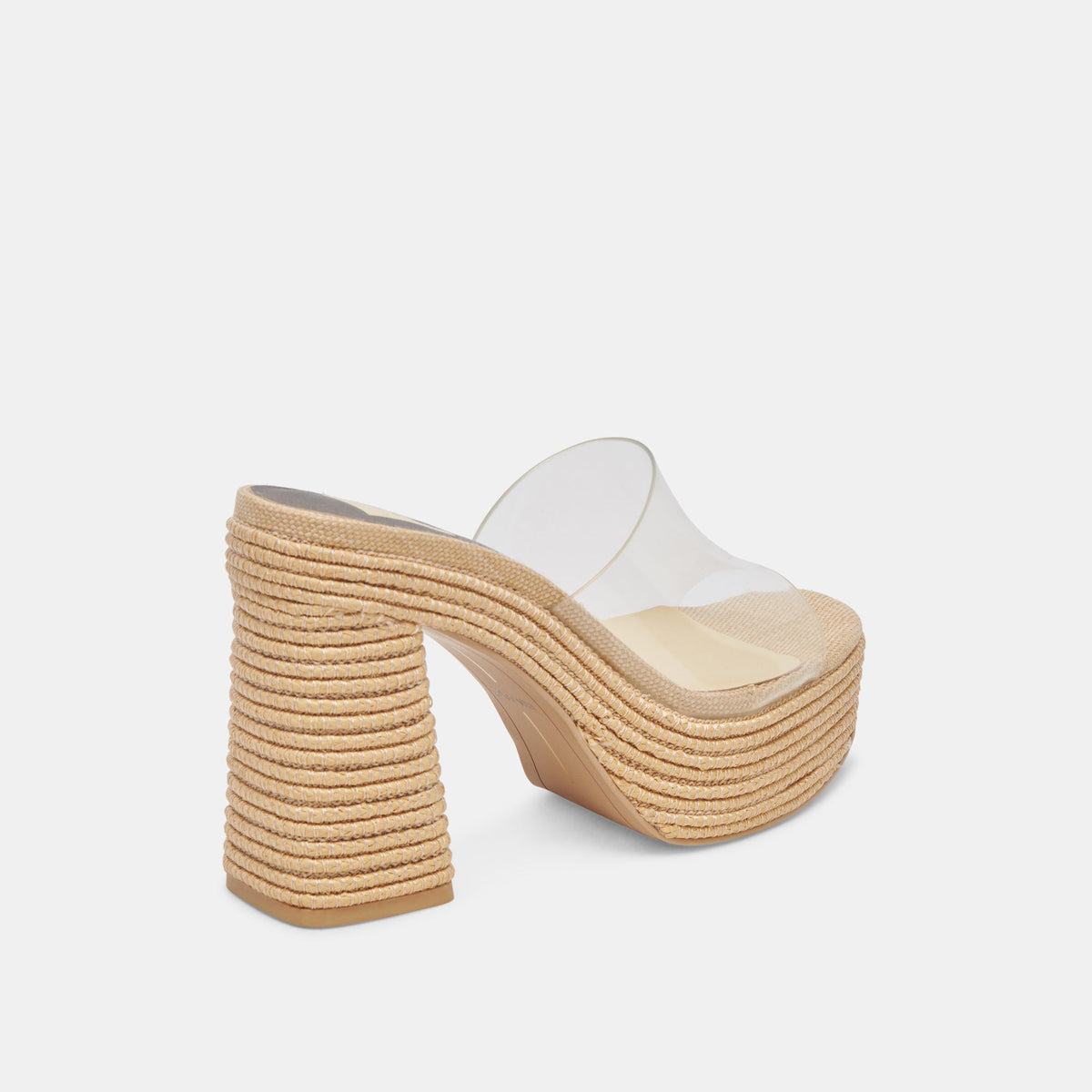 LICHIA HEELS NATURAL VINYL | Dolce Vita