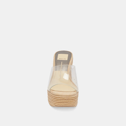 LICHIA HEELS NATURAL VINYL | Dolce Vita