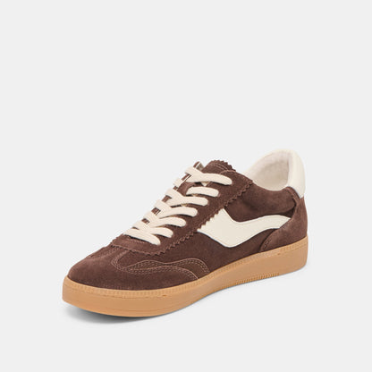 NOTICE SNEAKERS DK BROWN SUEDE | Dolce Vita