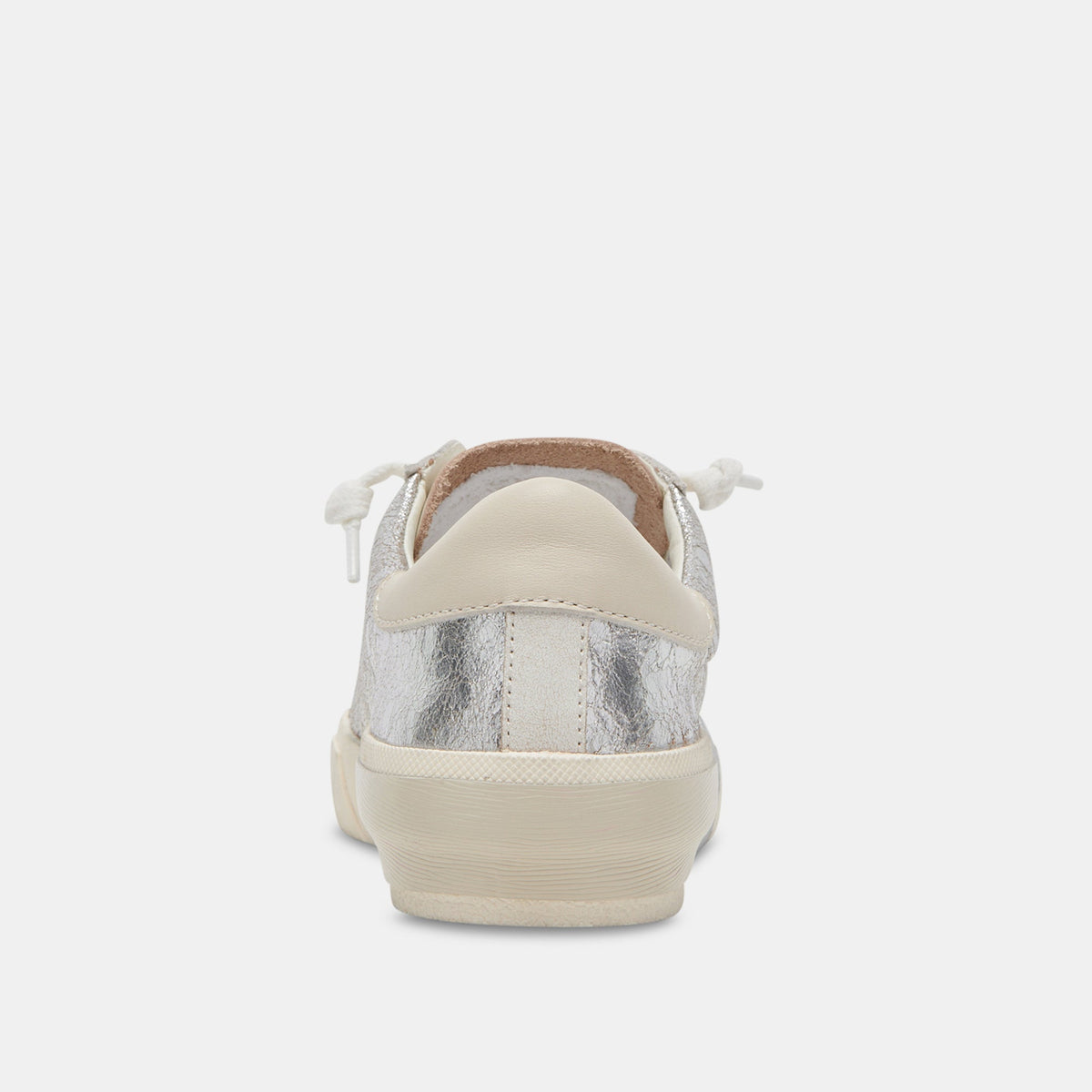 Zina Sneakers Chrome Distressed Leather | Dolce Vita