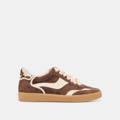 Notice Chocolate Corduroy Sneakers | Dolce Vita