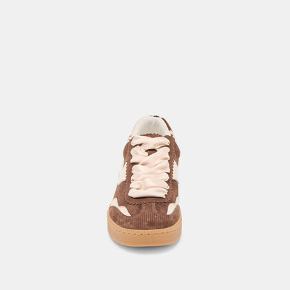 Notice Chocolate Corduroy Sneakers | Dolce Vita