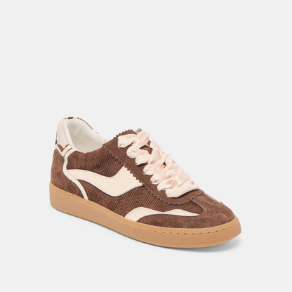 Notice Chocolate Corduroy Sneakers | Dolce Vita