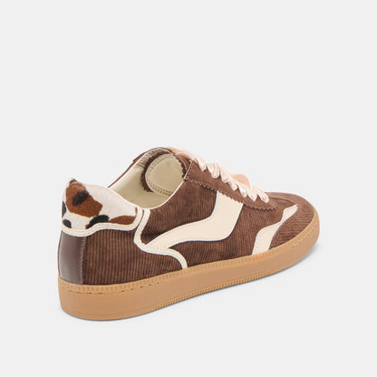 Notice Chocolate Corduroy Sneakers | Dolce Vita