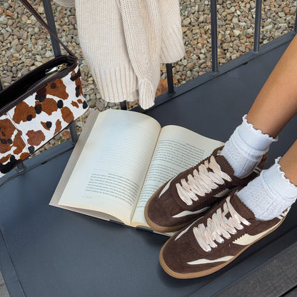 Notice Chocolate Corduroy Sneakers | Dolce Vita