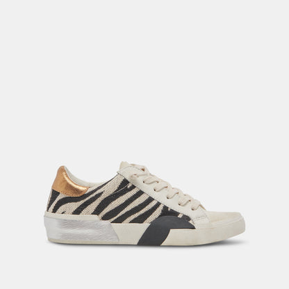 ZINA SNEAKERS ZEBRA FABRIC | Dolce Vita