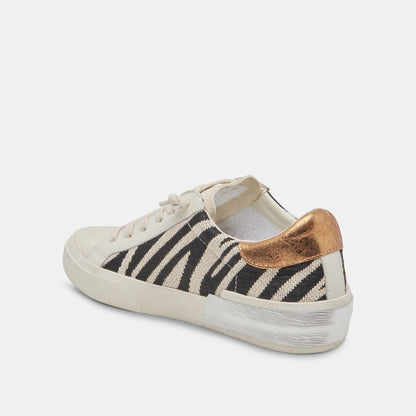 ZINA SNEAKERS ZEBRA FABRIC | Dolce Vita
