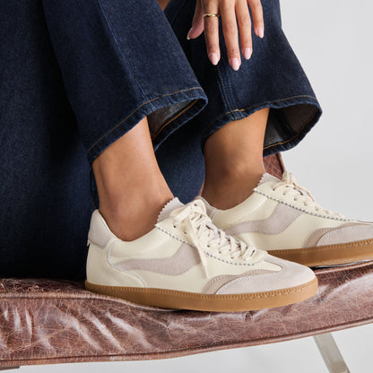 Notice Grey White Leather Sneakers | Dolce Vita