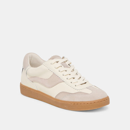 Notice Grey White Leather Sneakers | Dolce Vita
