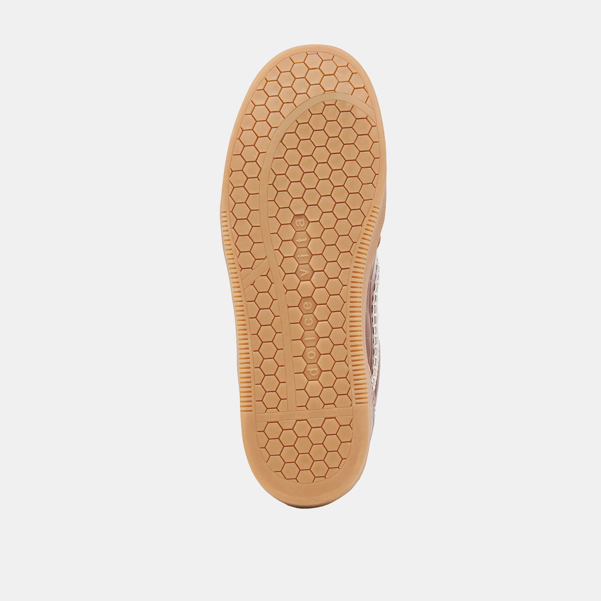 NOTICE STITCH SNEAKERS COGNAC CROCO EMBOSSED LEATHER | Dolce Vita