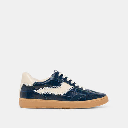 NOTICE STITCH SNEAKERS INK CROCO EMBOSSED LEATHER | Dolce Vita
