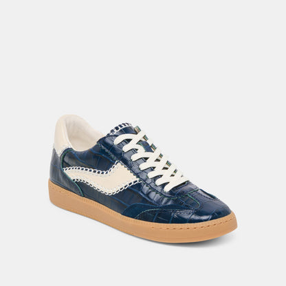 NOTICE STITCH SNEAKERS INK CROCO EMBOSSED LEATHER | Dolce Vita