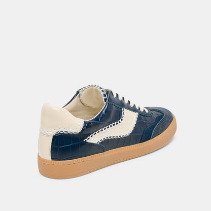 NOTICE STITCH SNEAKERS INK CROCO EMBOSSED LEATHER | Dolce Vita