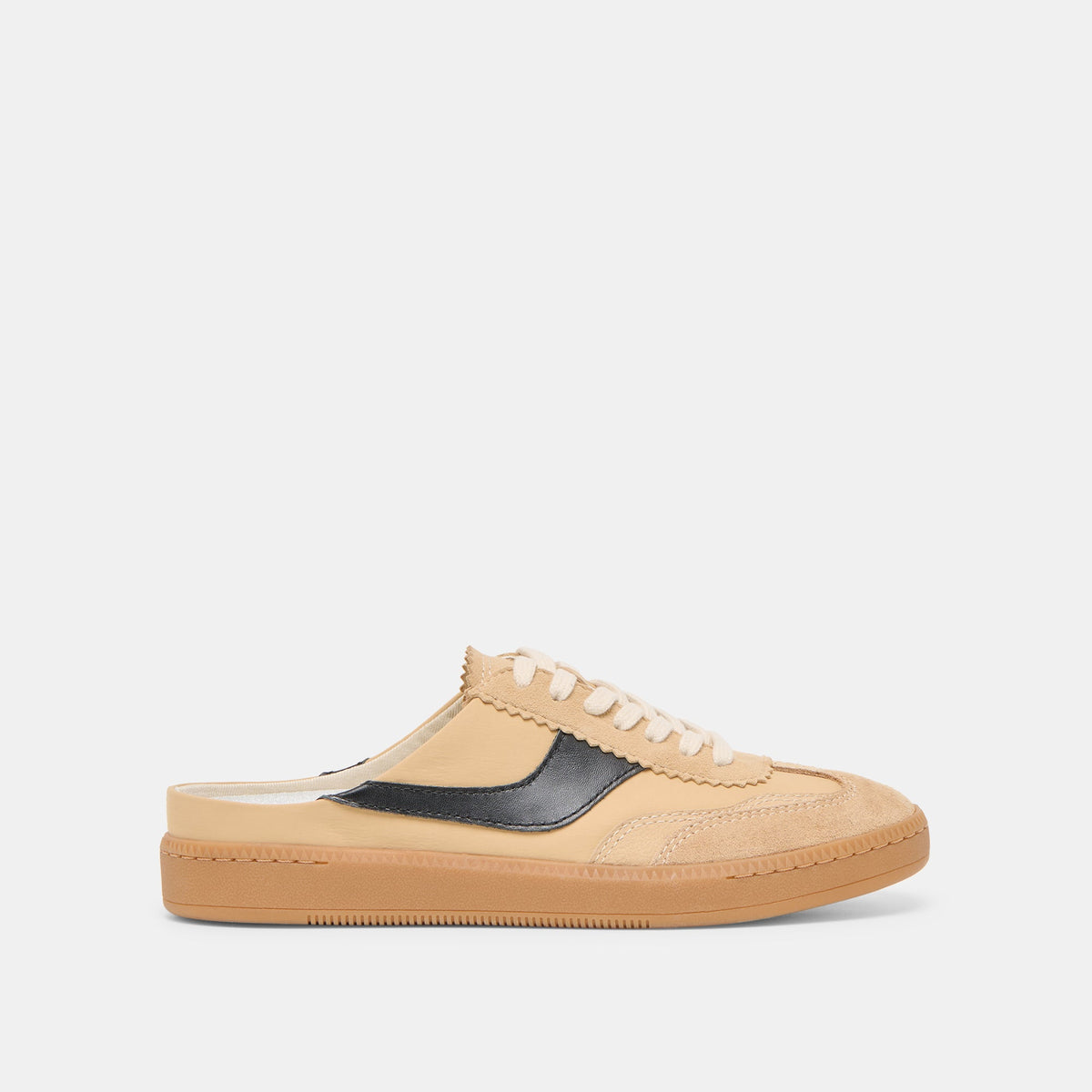 NOTICE SLIDE SNEAKERS TAN MULTI SUEDE | Dolce Vita