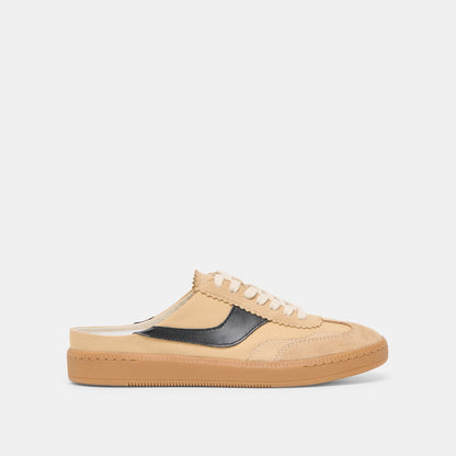 NOTICE SLIDE SNEAKERS TAN MULTI SUEDE | Dolce Vita