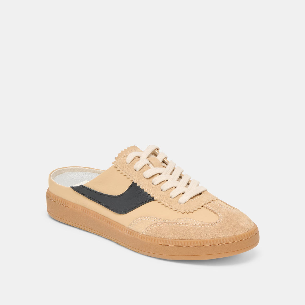 NOTICE SLIDE SNEAKERS TAN MULTI SUEDE | Dolce Vita