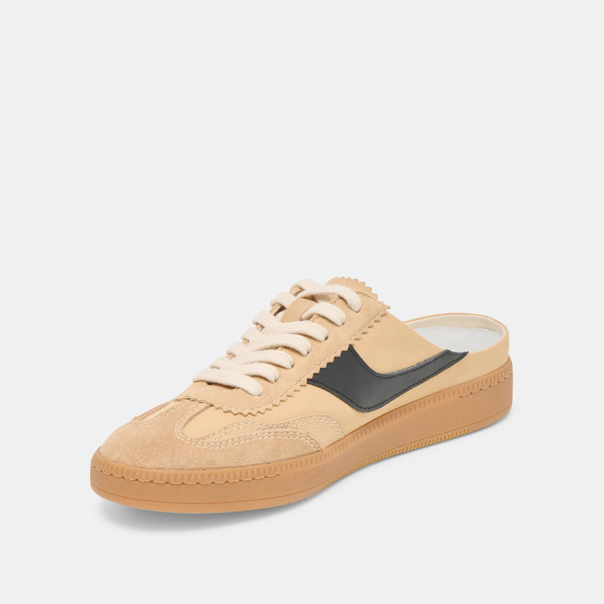 NOTICE SLIDE SNEAKERS TAN MULTI SUEDE | Dolce Vita