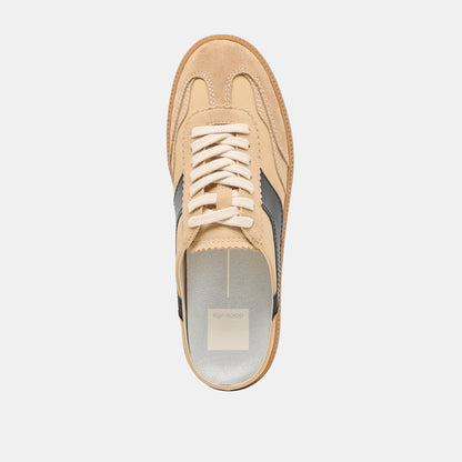 NOTICE SLIDE SNEAKERS TAN MULTI SUEDE | Dolce Vita