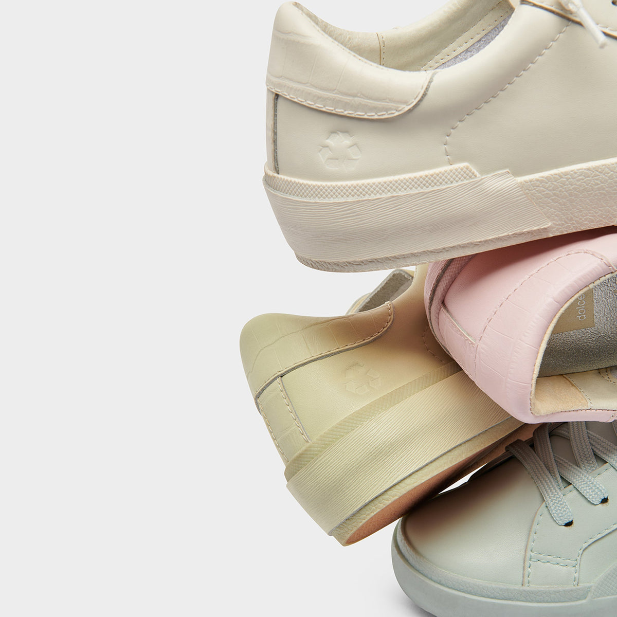 Zina 306 Sneakers White Recycled Leather | Dolce Vita