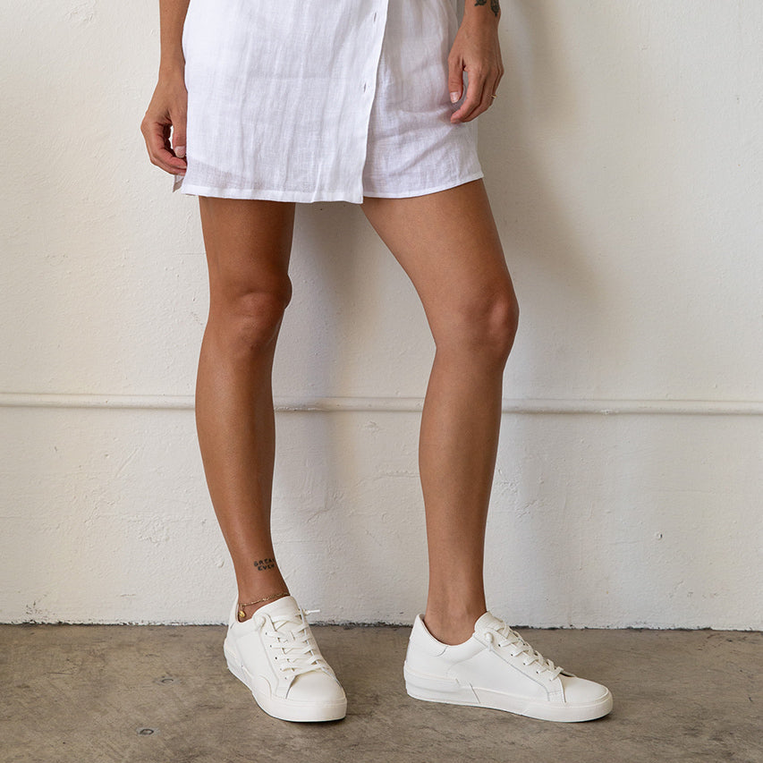 Zina 306 Sneakers White Recycled Leather | Dolce Vita