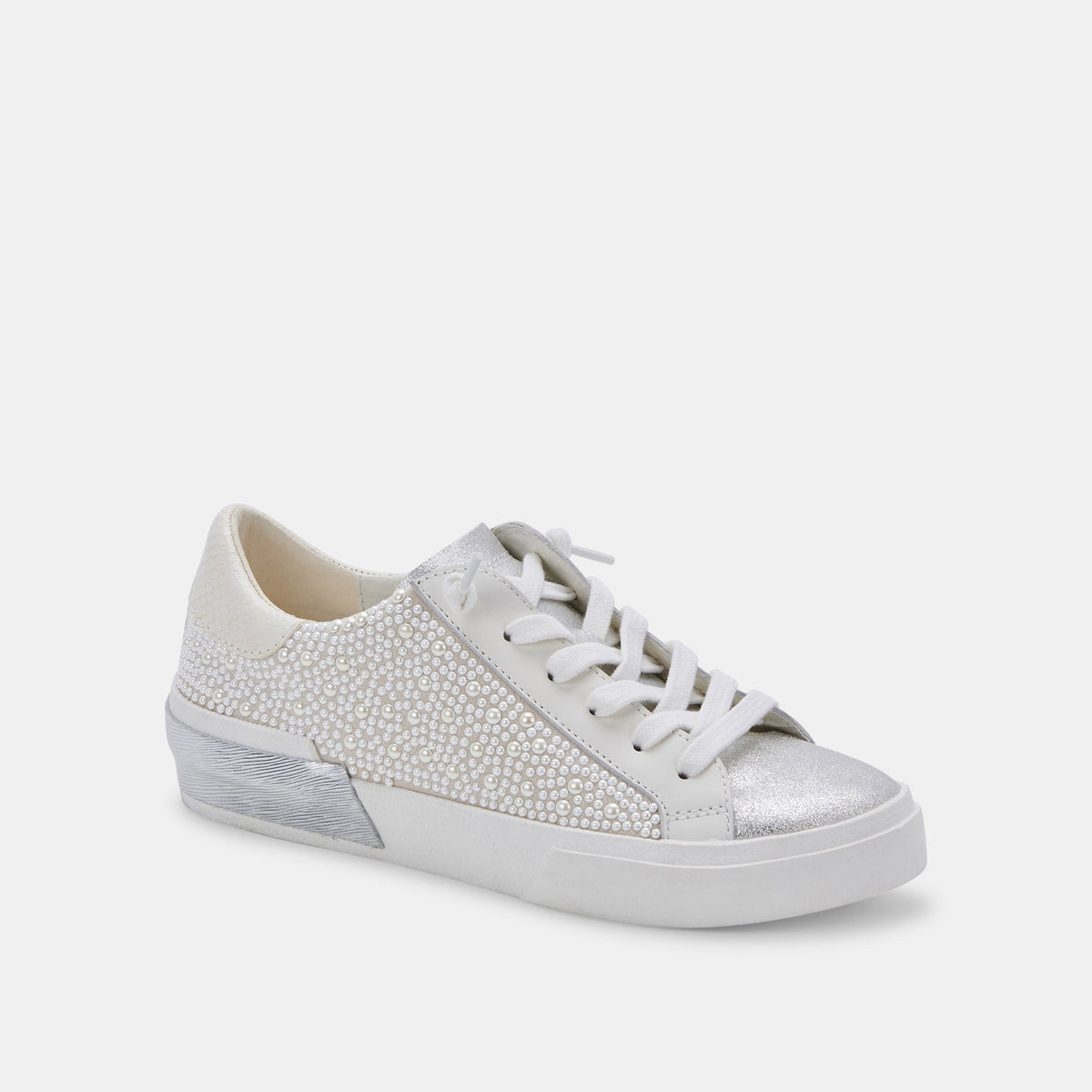 Zina Pearl Sneakers Vanilla Pearls | Dolce Vita