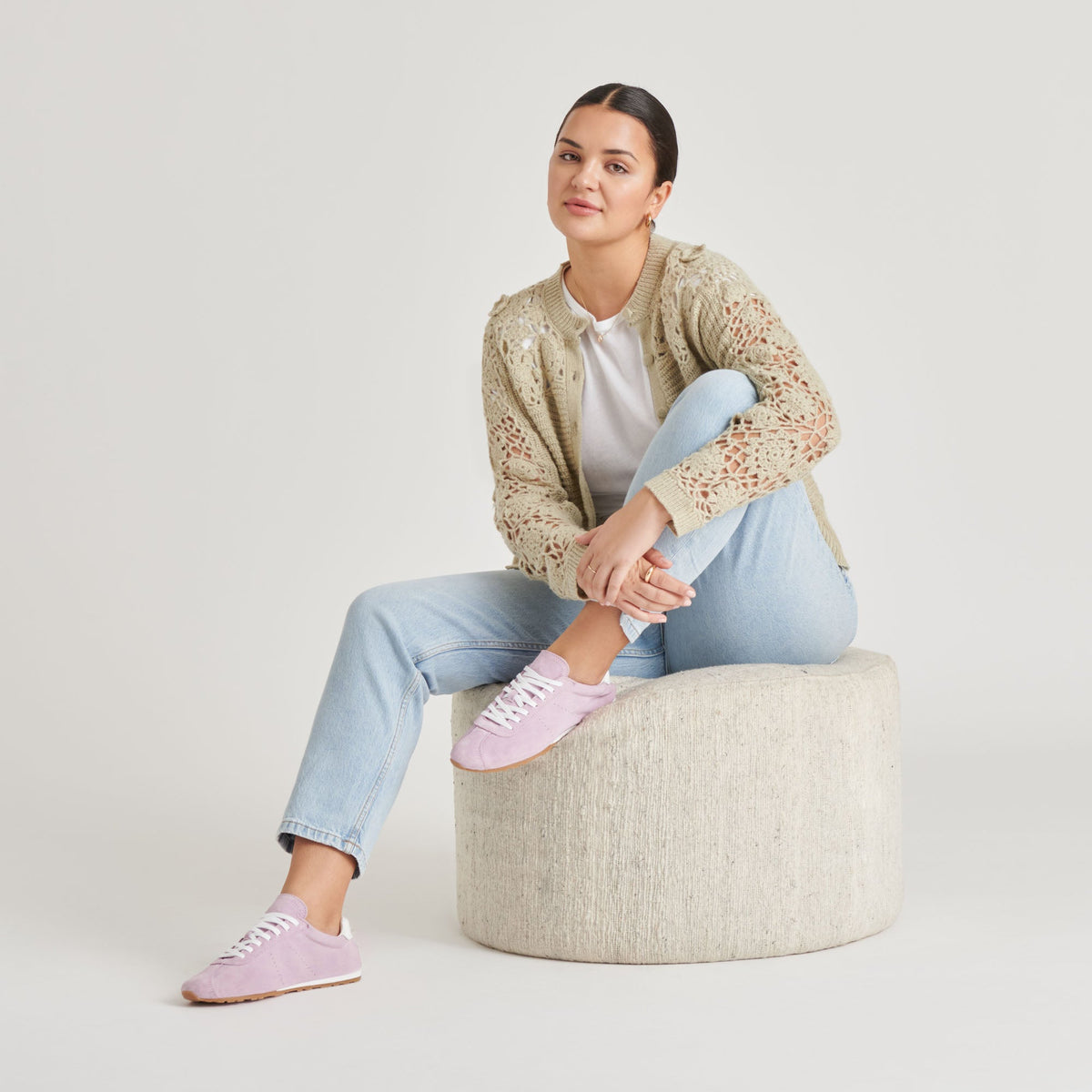 SERINA SNEAKERS LAVENDER SUEDE | Dolce Vita