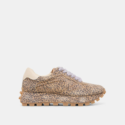 Tricia Tan Leopard Printed Suede Sneakers | Dolce Vita