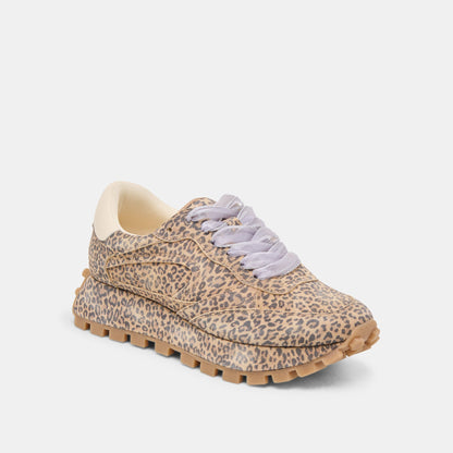 Tricia Tan Leopard Printed Suede Sneakers | Dolce Vita