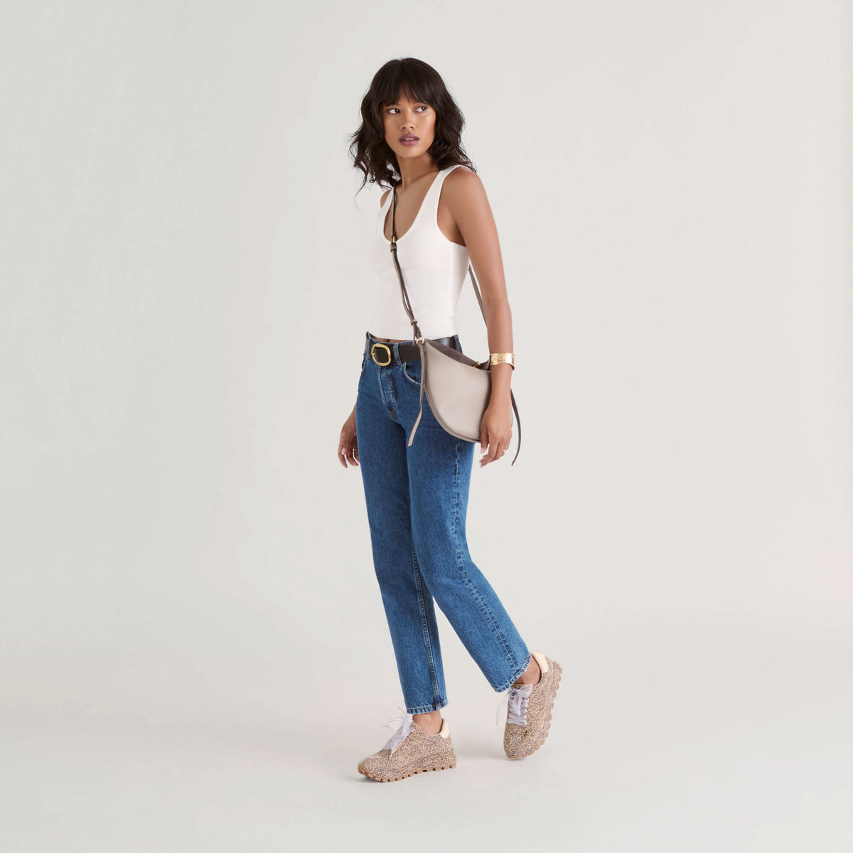 Tricia Tan Leopard Printed Suede Sneakers | Dolce Vita