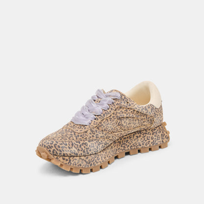 Tricia Tan Leopard Printed Suede Sneakers | Dolce Vita