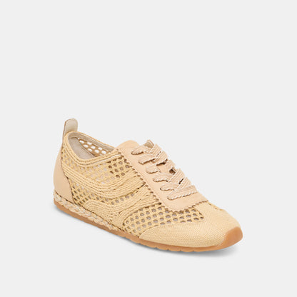 Dream Lt Natural Woven Raffia Sneakers | Dolce Vita