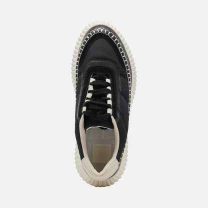 Dolen Black Nylon Sneakers | Dolce Vita