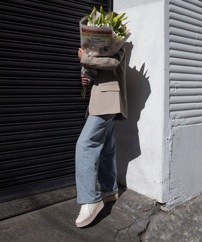TIGER SNEAKERS WHITE LEATHER | Dolce Vita