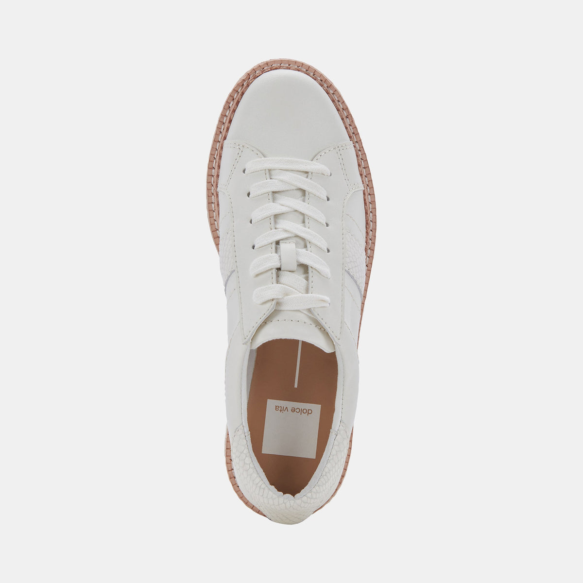 TIGER SNEAKERS WHITE LEATHER | Dolce Vita