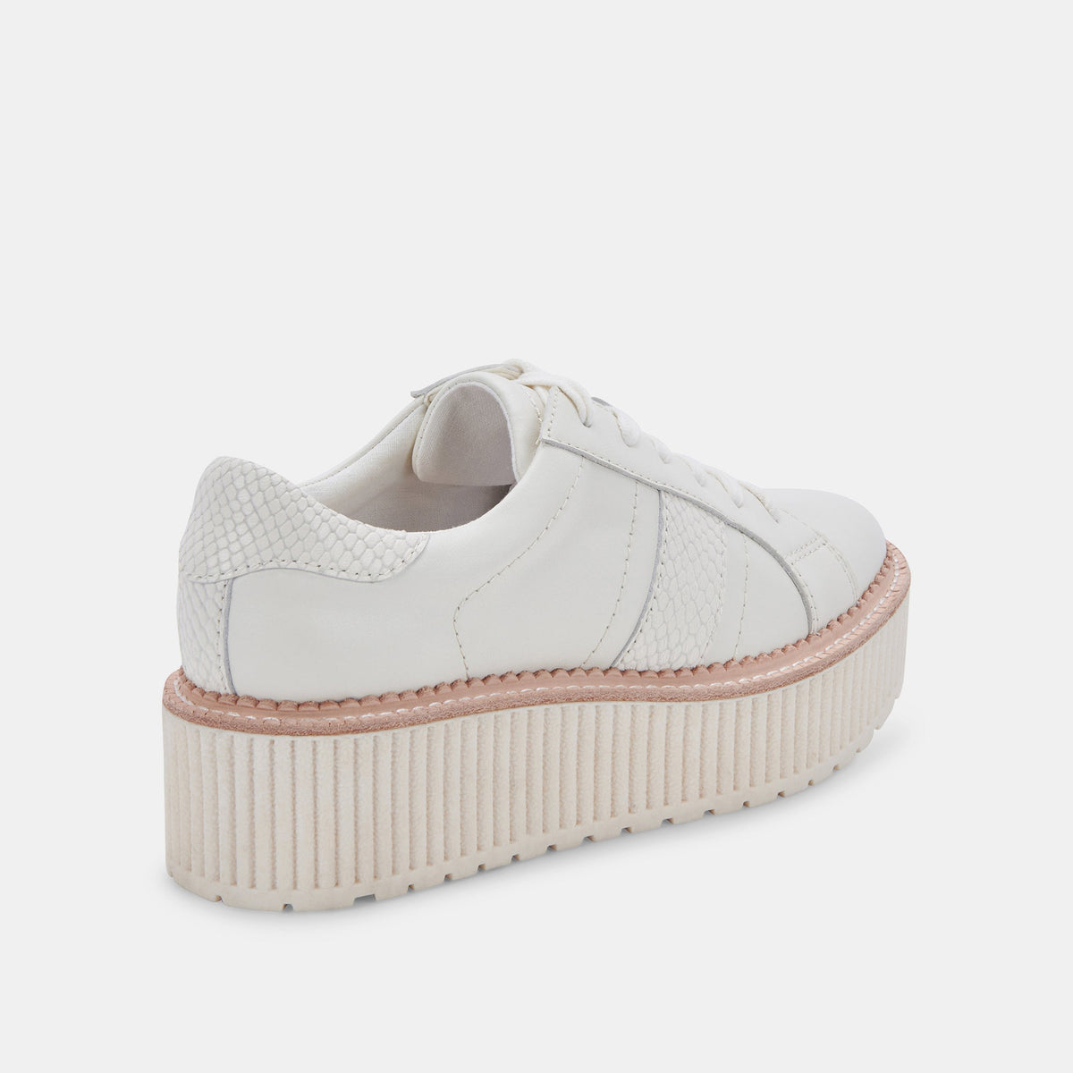 TIGER SNEAKERS WHITE LEATHER | Dolce Vita