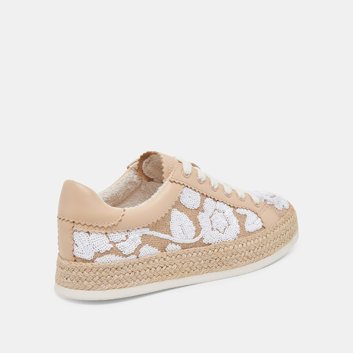 AZALIA SNEAKERS NATURAL MULTI FLORAL SEQUIN | Dolce Vita