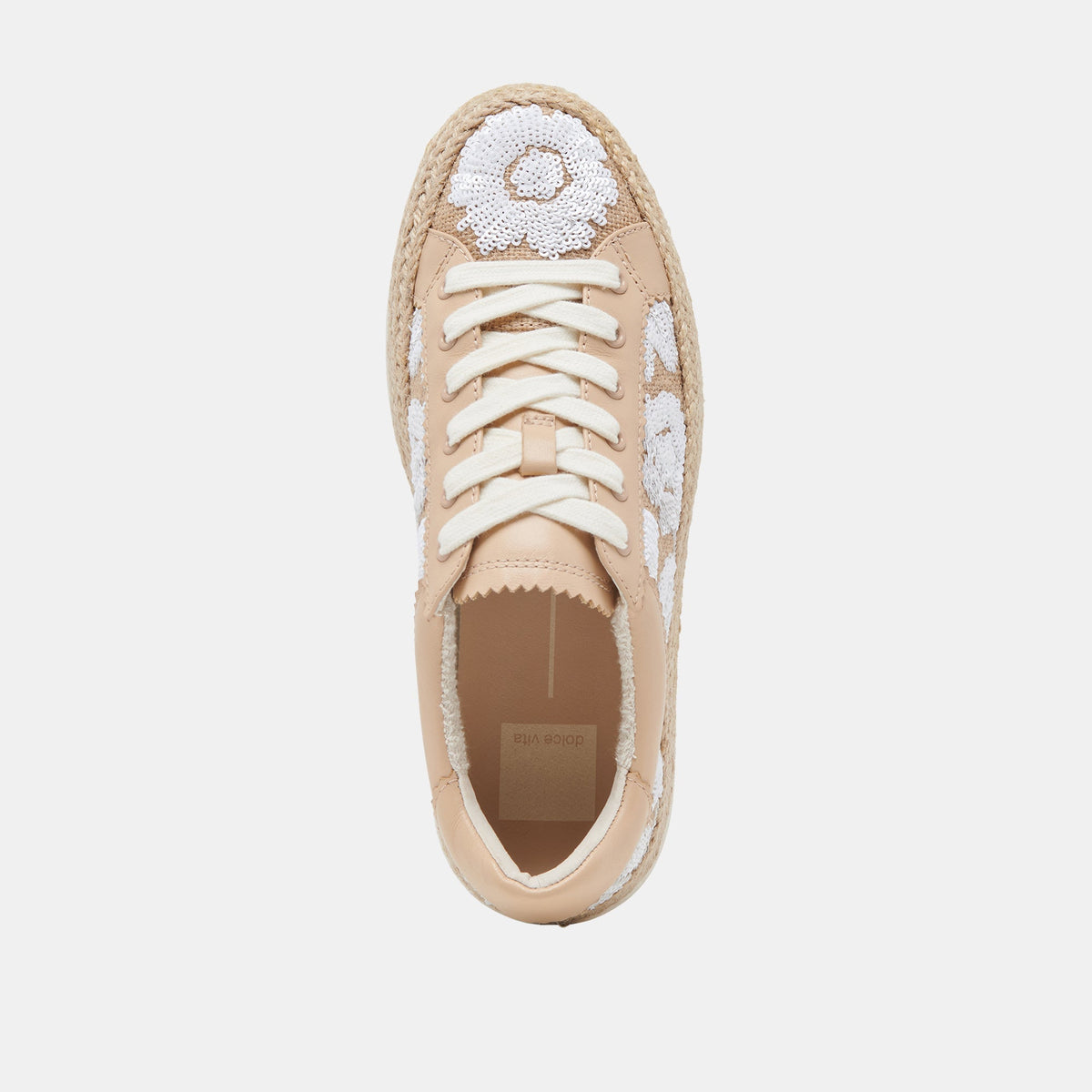 AZALIA SNEAKERS NATURAL MULTI FLORAL SEQUIN | Dolce Vita