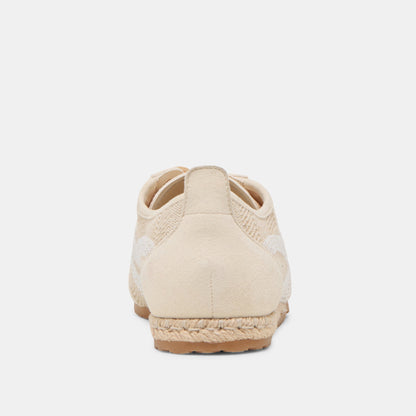 DREAM BEAD SNEAKERS NATURAL MULTI BURLAP | Dolce Vita