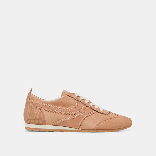 DELANY SNEAKERS TOFFEE NUBUCK | Dolce Vita