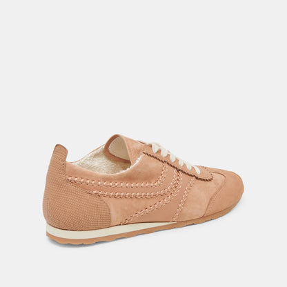 DELANY SNEAKERS TOFFEE NUBUCK | Dolce Vita