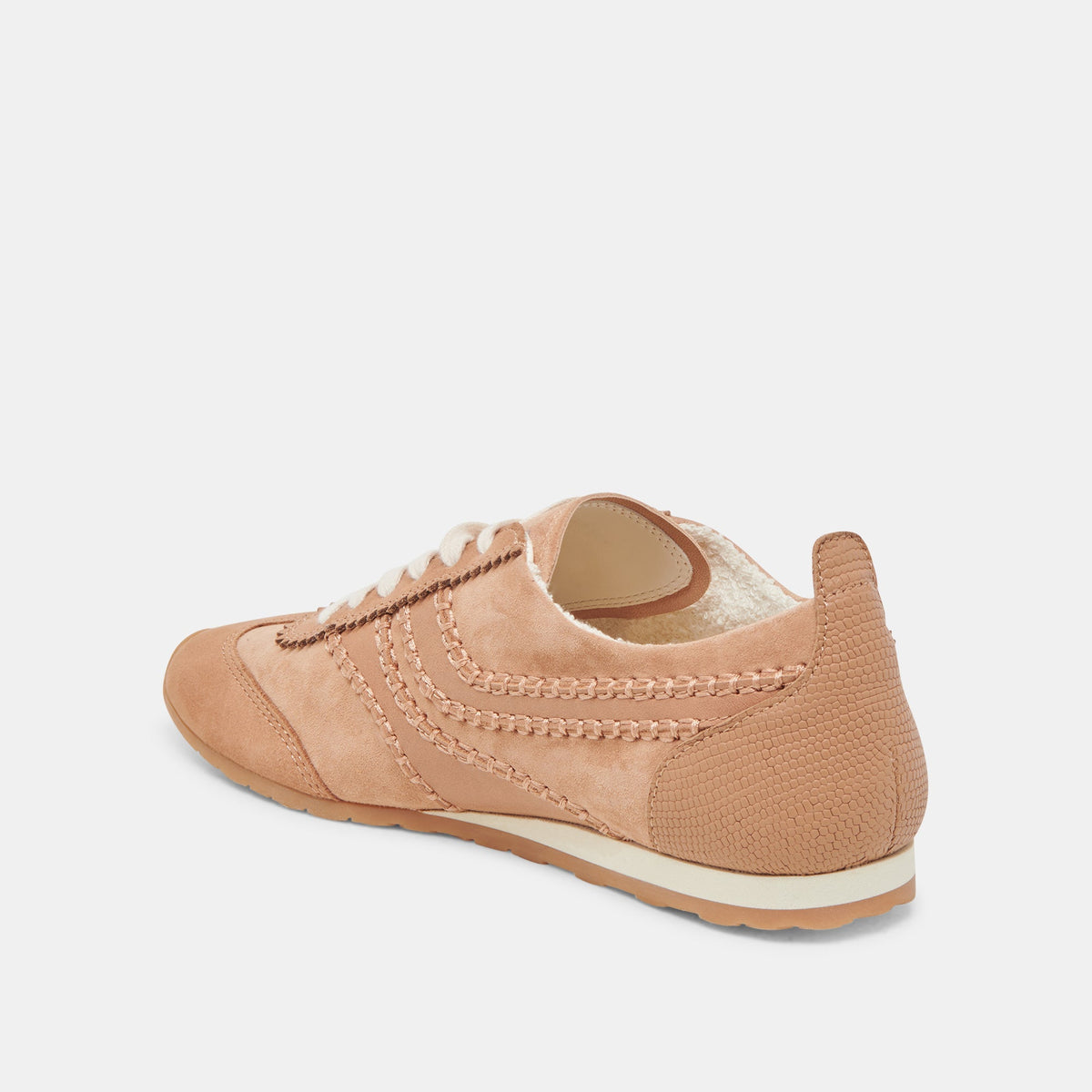 DELANY SNEAKERS TOFFEE NUBUCK | Dolce Vita