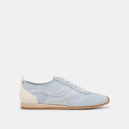 DREAM BEAD SNEAKERS BLUE MULTI BURLAP | Dolce Vita
