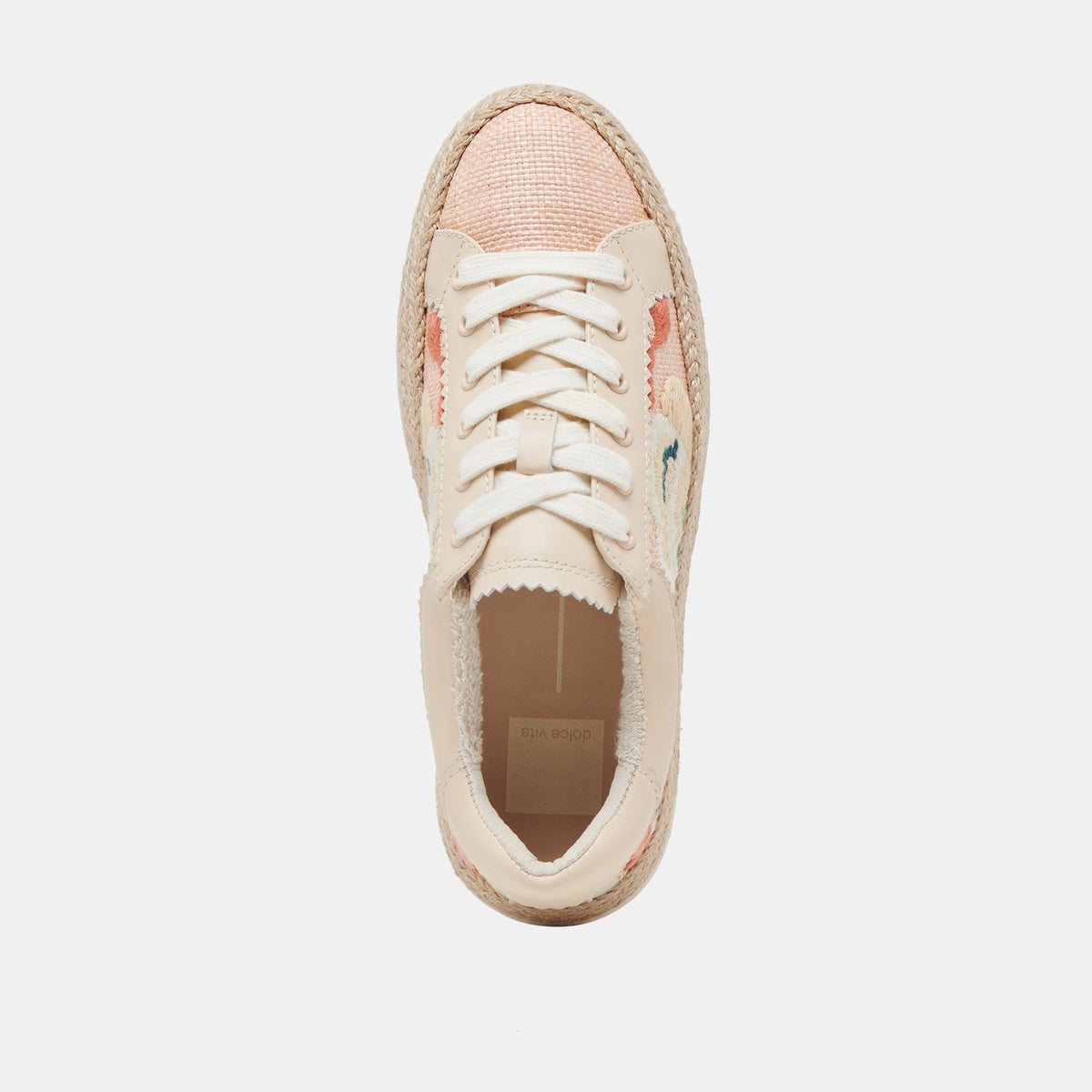 Azalia Pink Floral Raffia Sneakers | Dolce Vita