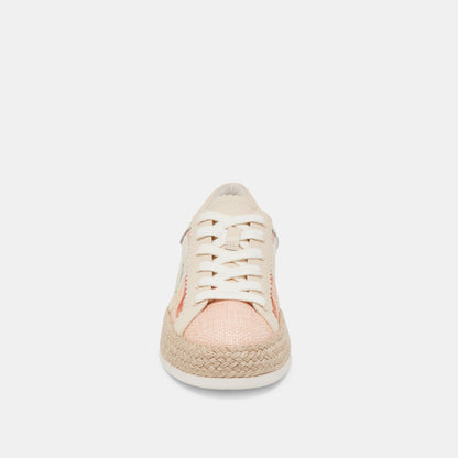 Azalia Pink Floral Raffia Sneakers | Dolce Vita