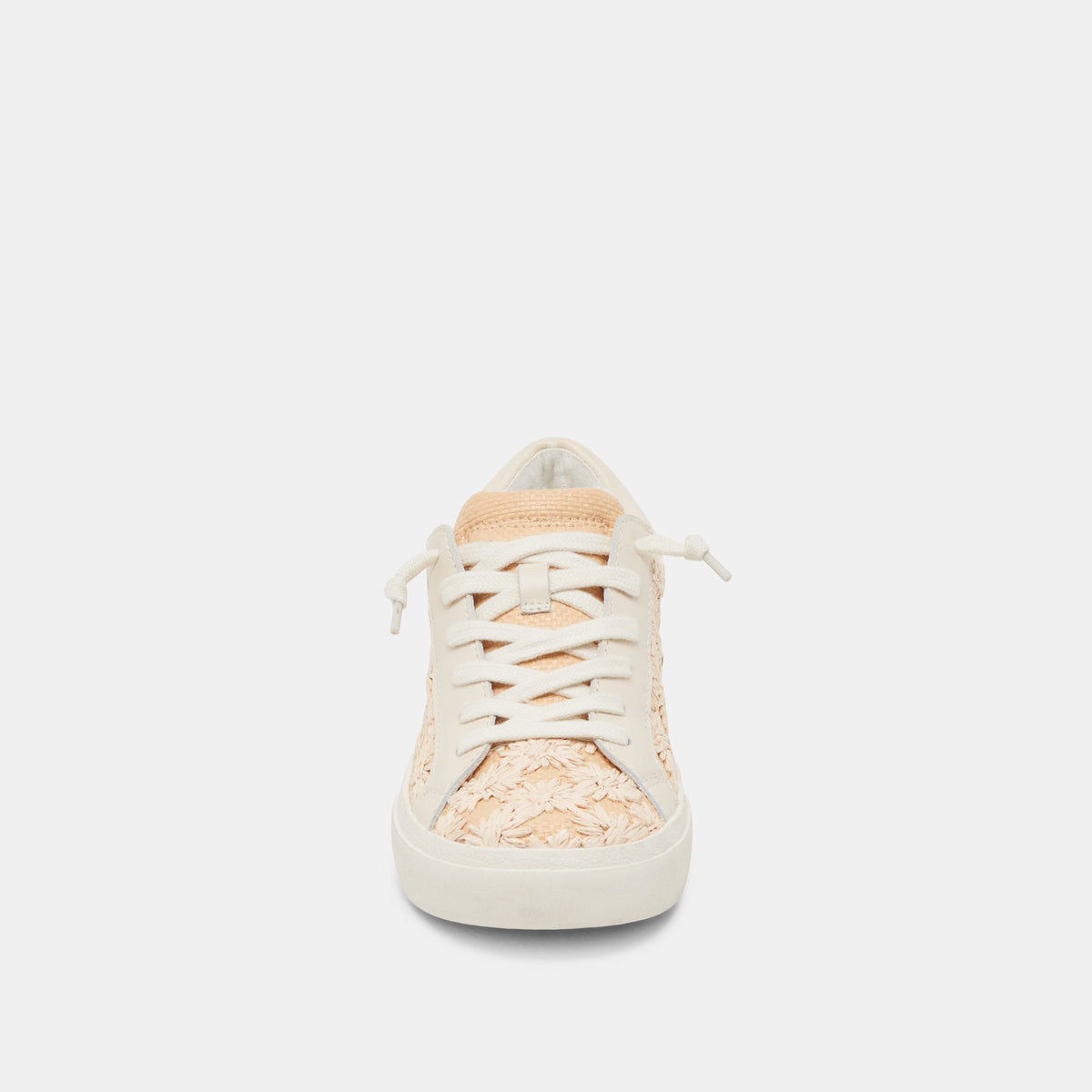 ZINA FLORAL SNEAKERS CREME FLORAL RAFFIA | Dolce Vita