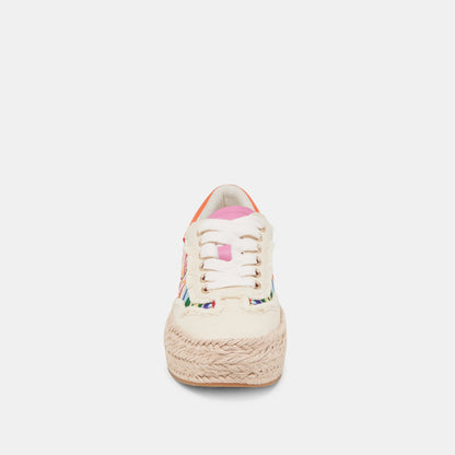 FREDY SNEAKERS FLORAL MULTI CANVAS | Dolce Vita