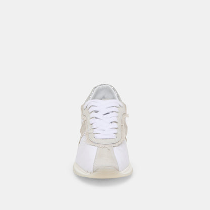 MARIO SNEAKERS WHITE MULTI LEATHER | Dolce Vita