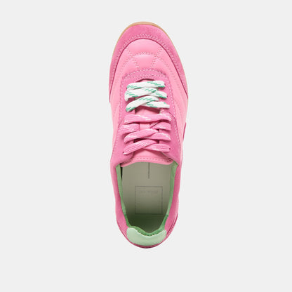 Laini Pink Multi Leather Sneakers | Dolce Vita